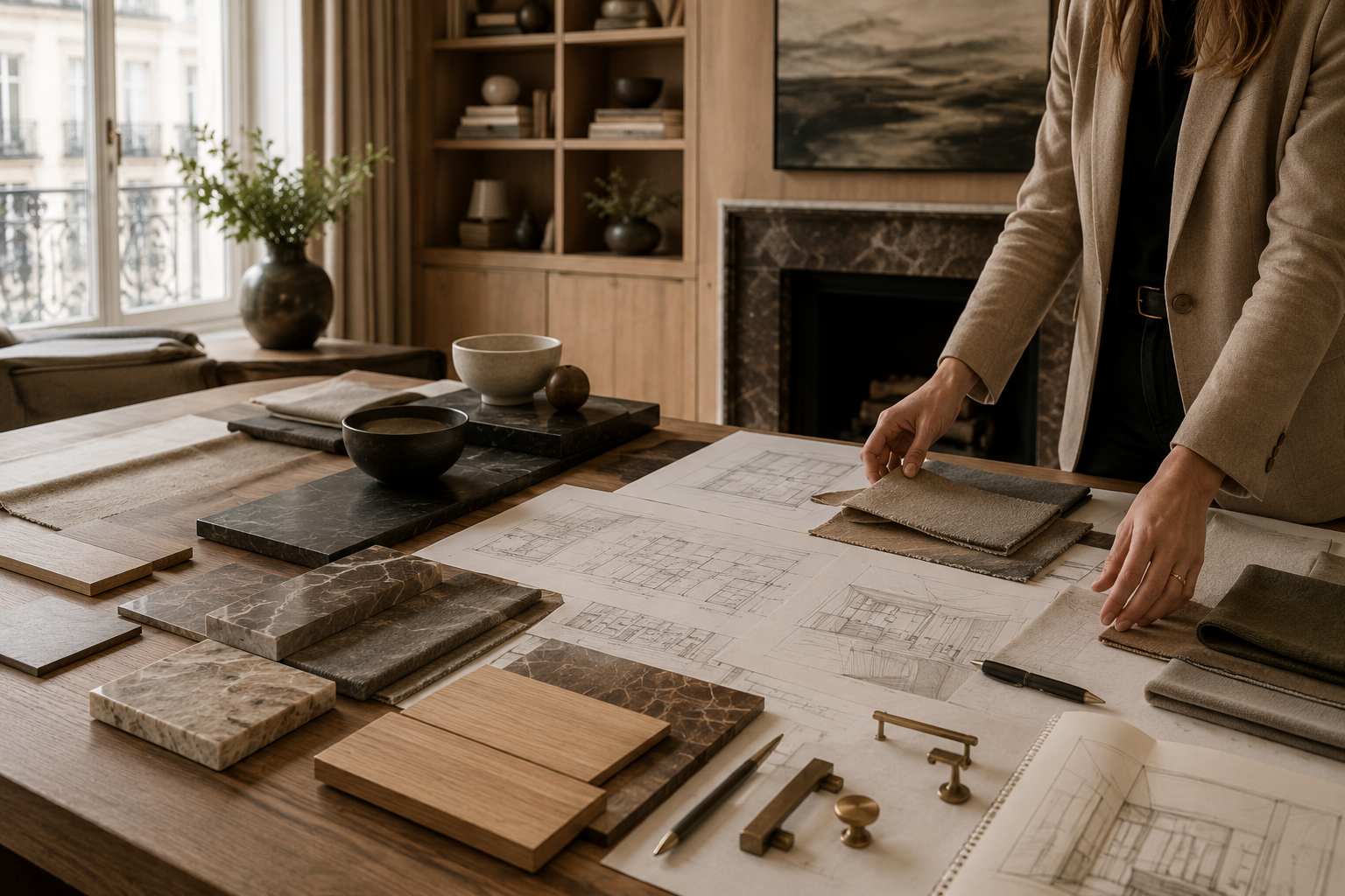 Bespoke interior design — made-to-measure fitted joinery in a luxury home